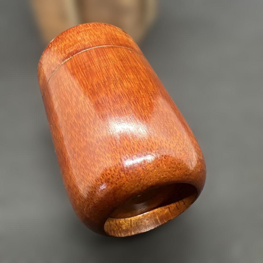 蒔絵 竹立棗 見返時鳥 金彩 漆工芸 共箱 茶道具 伝統工芸