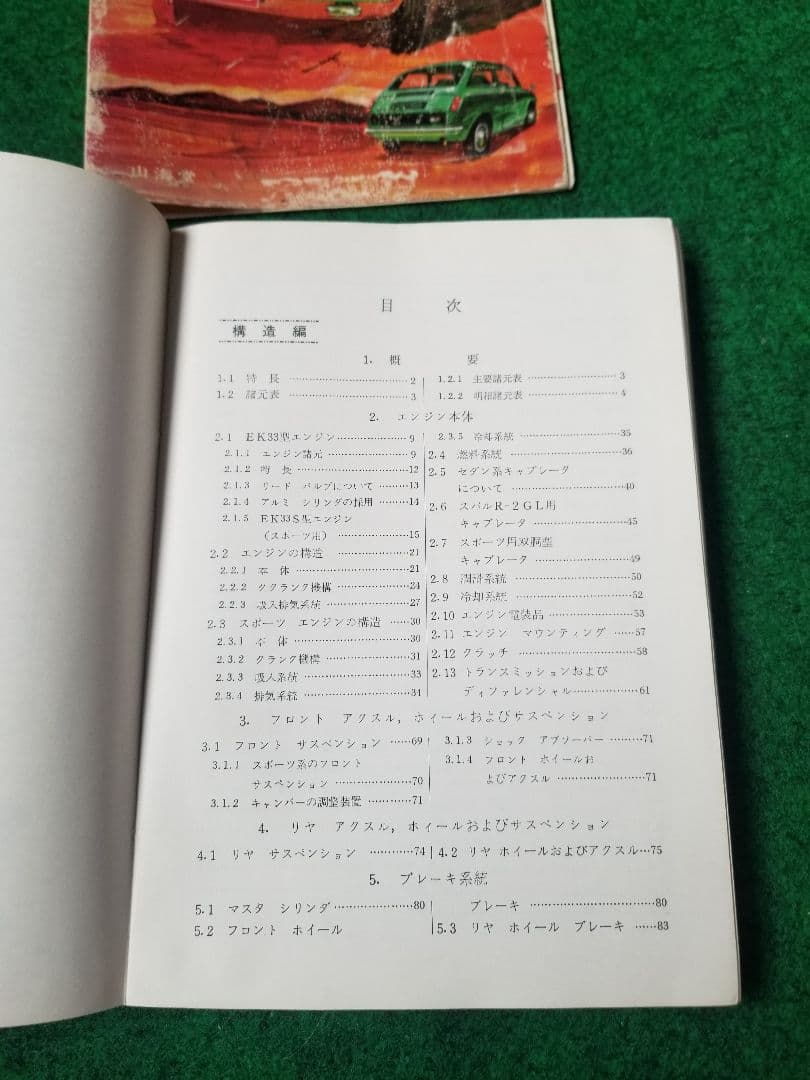 スバルR-2の整備本 山海堂