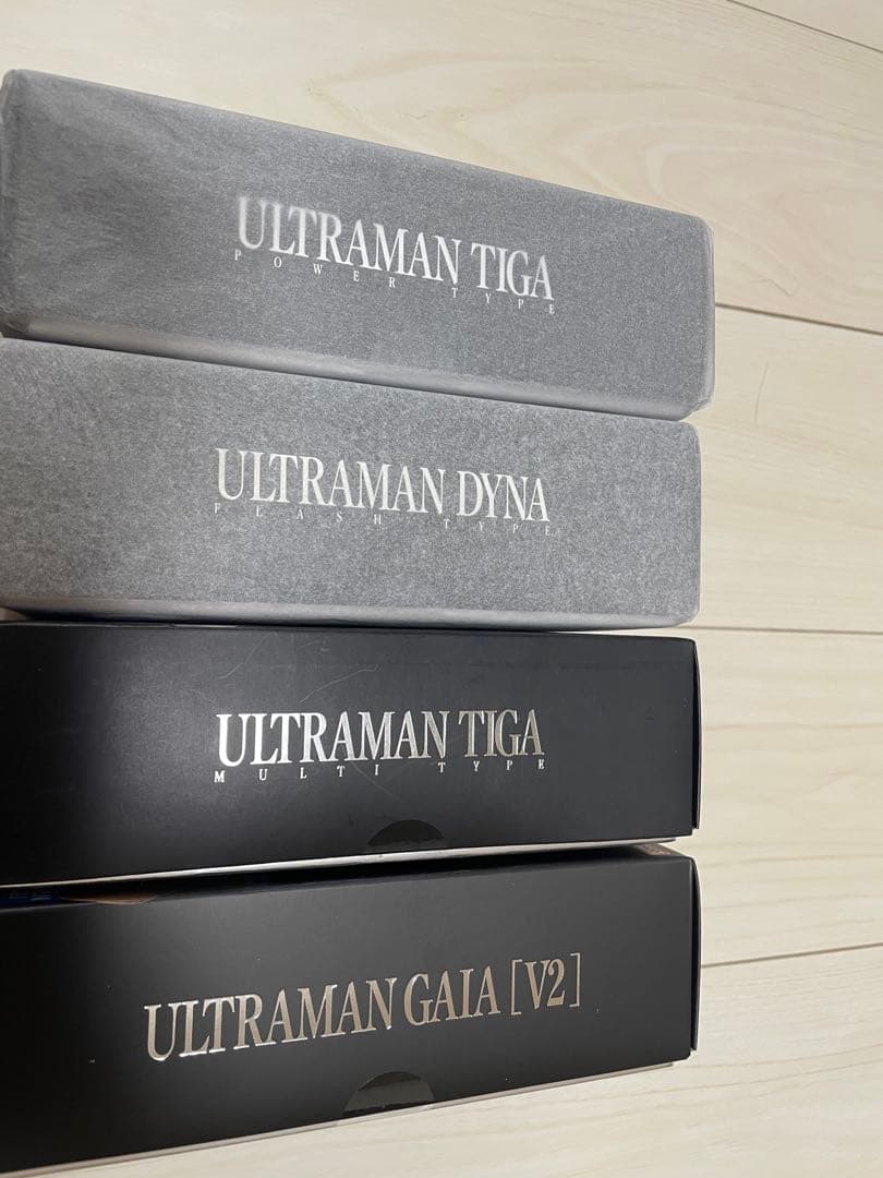 真骨彫　ウルトラマンティガ　ダイナ　ガイア　セット