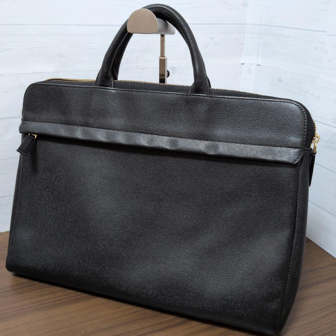 TRION　トライオン　ビジネスバッグ　ブリーフケース　薄マチ　極美品　メンズ
