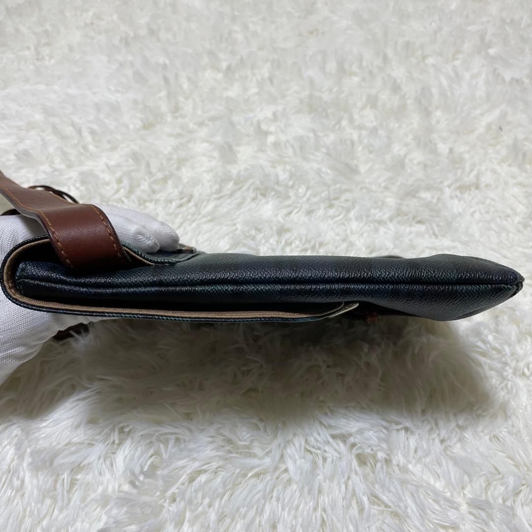 希少　美品　ラルフローレン　ショルダーバッグ　フラップ　チャーム　ワンショルダー