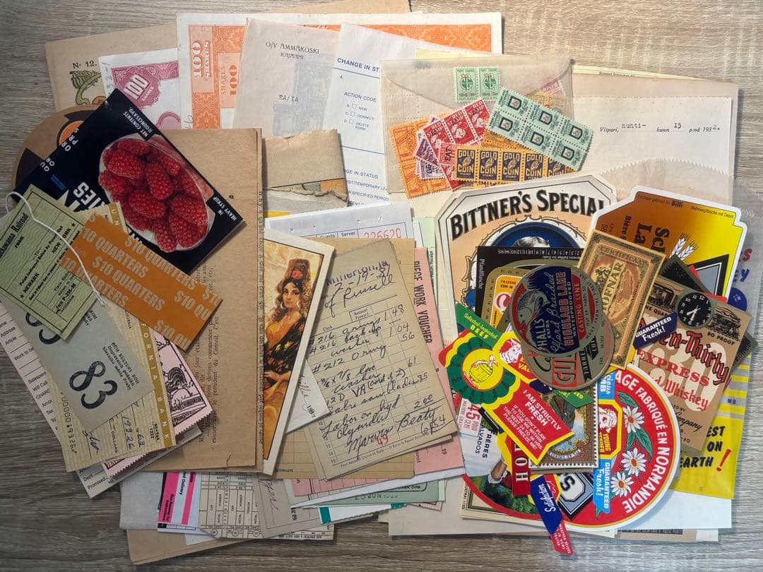 ジャンクジャーナル 紙ものセット 2