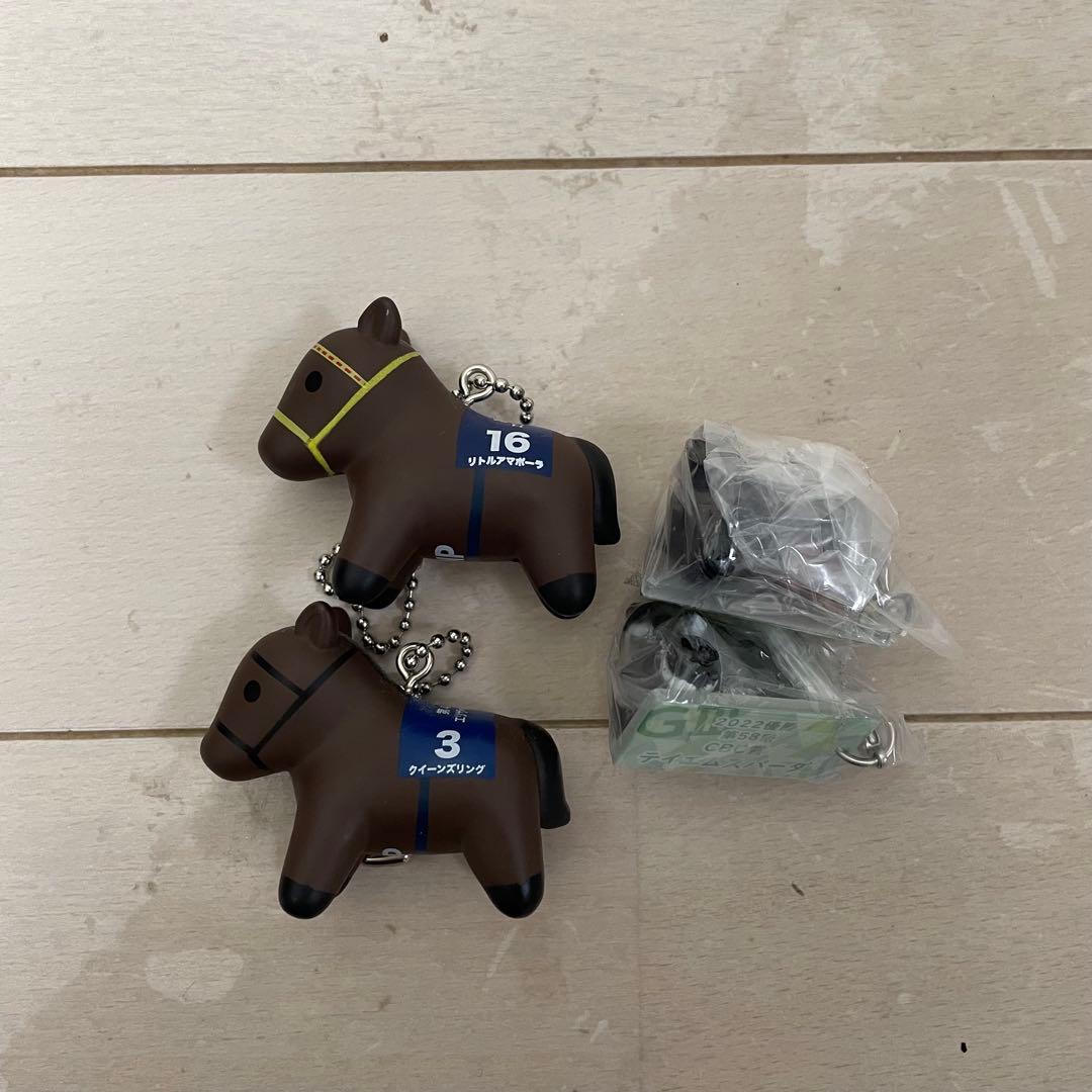 競馬・ガチャガチャ〉ストラップ 4種類セット - メルカリ