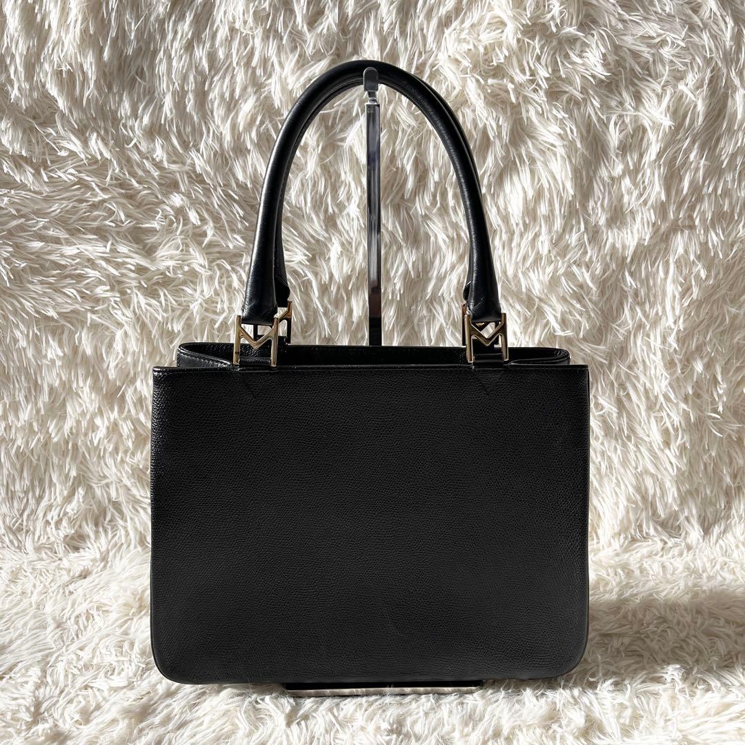 ⭐️未使用級⭐️　MORABITO　モラビト　M金具　ハンドバッグ　ブラック