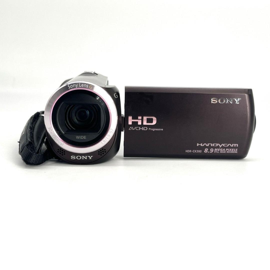 【極美品】SONY Handycam HDR-CX390 ボルドーブラウン