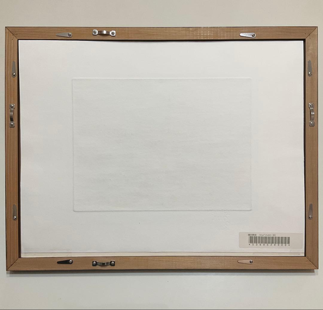 絵画・額縁・版画・織田 義郎・新品未使用・ドイツ・城・美術品