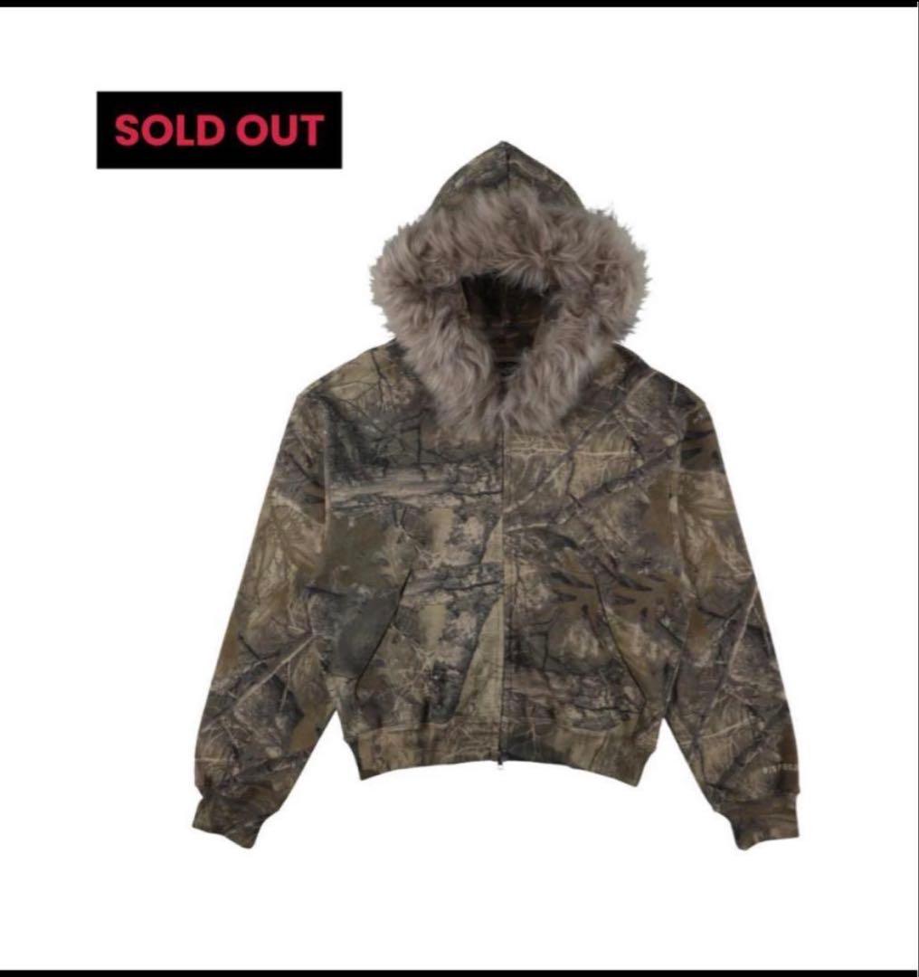 ファーフーディー 9sproject 即売り切れ