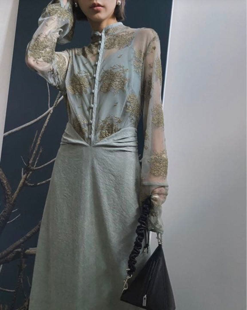 amerivintage flower lace dress Sサイズ - メルカリ