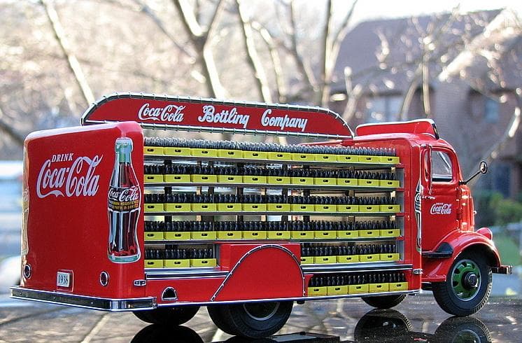 激レア★絶版★コカコーラ 1938 デリバリートラック ダンバリーミント