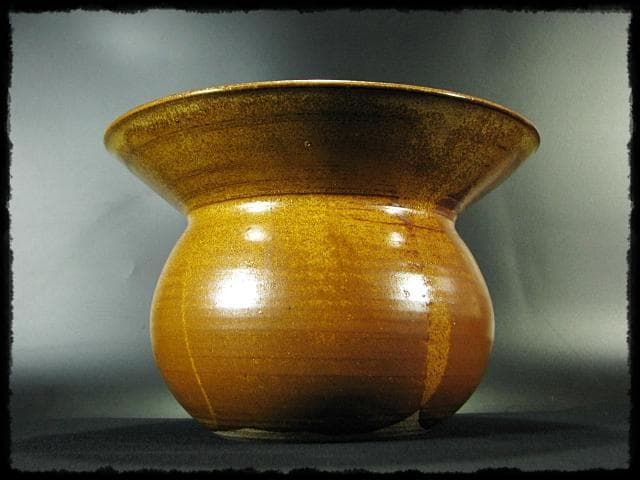 希少！高取 砂金袋 黒田藩御用窯 十四代 高取幸仙 水指 茶道具 共箱 f240