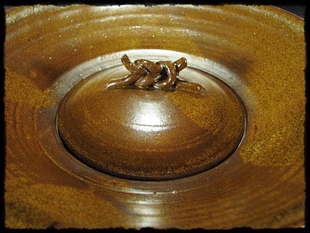 希少！高取 砂金袋 黒田藩御用窯 十四代 高取幸仙 水指 茶道具 共箱 f240