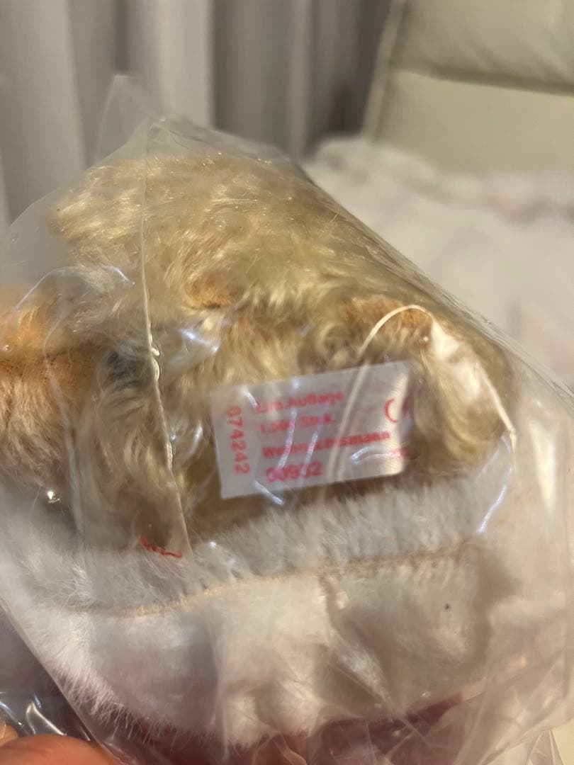 シュタイフ　テディベア サンタ 赤いコスチューム