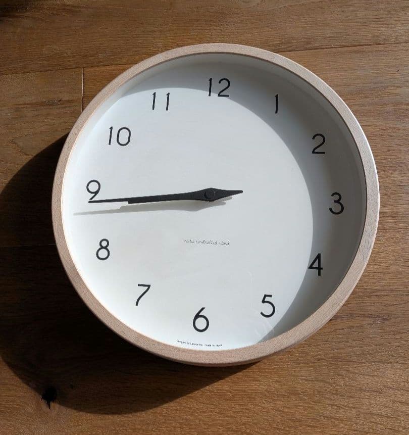 Lemnos レムノス Campagne カンパーニュ 壁掛け 時計