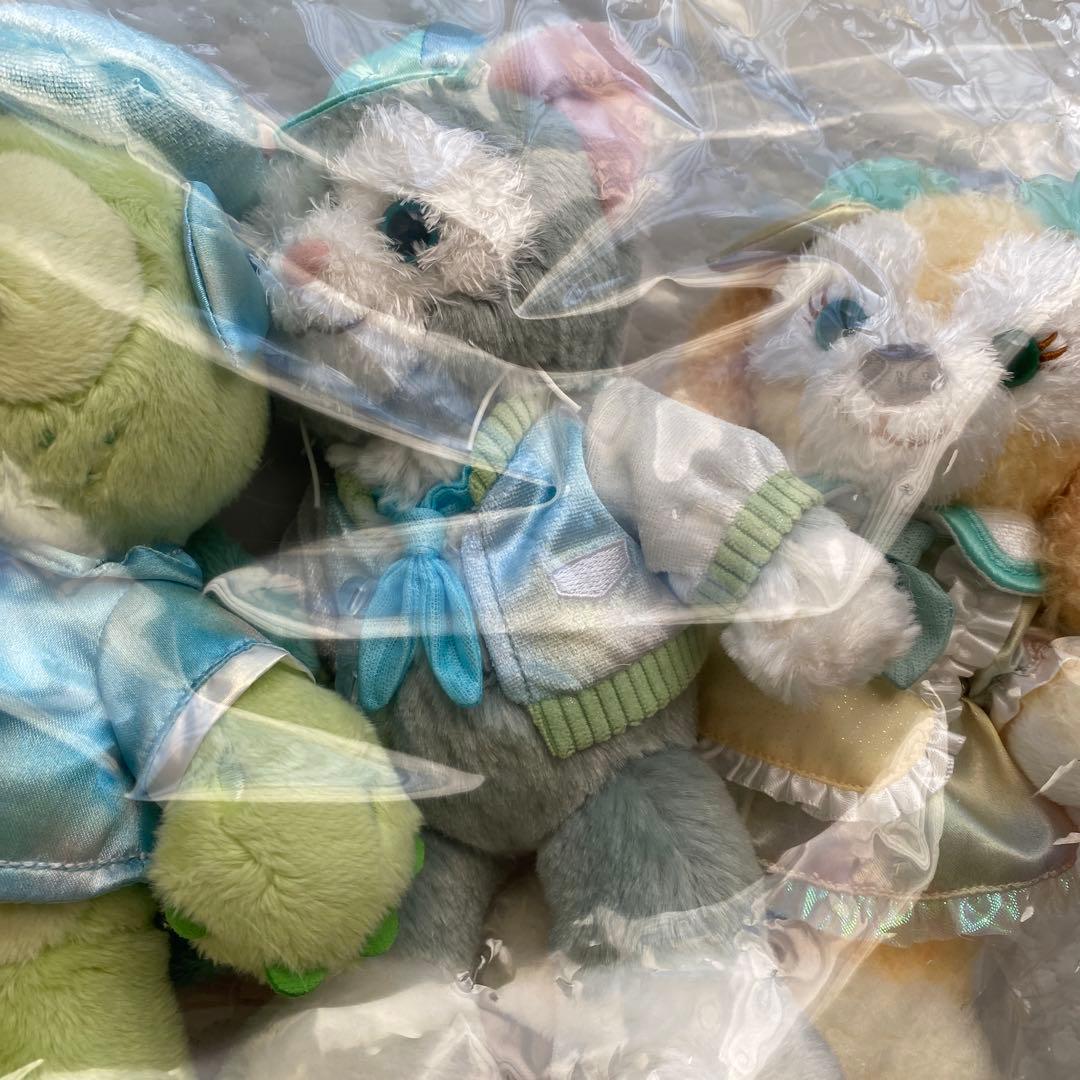 バケパ限定 ダッフィーアンドフレンズ ポージープラッシー7体セット売り