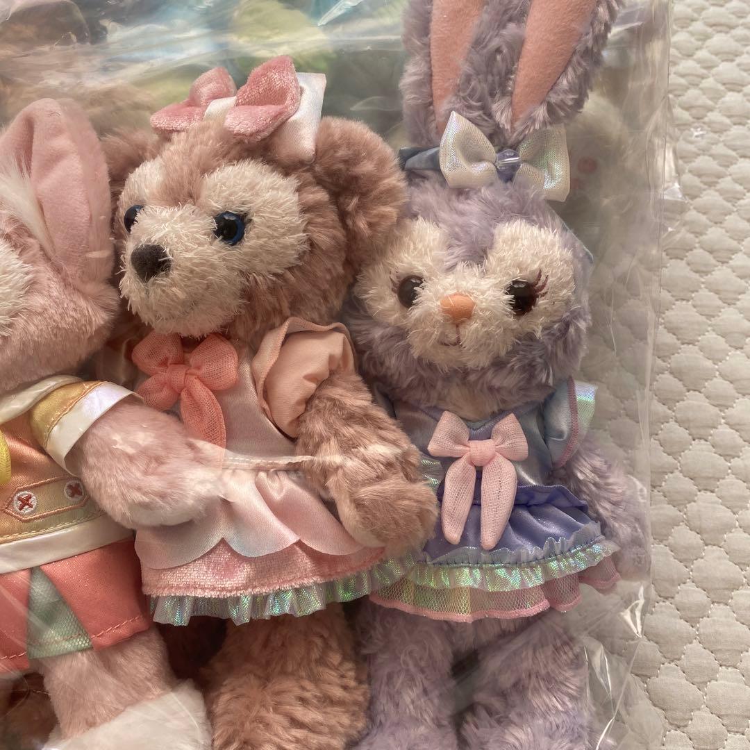 バケパ限定 ダッフィーアンドフレンズ ポージープラッシー7体セット売り