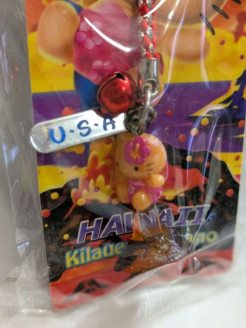 J*_様 日焼けハローキティ ハワイ　キラウエア火山　根付　2012　未開封