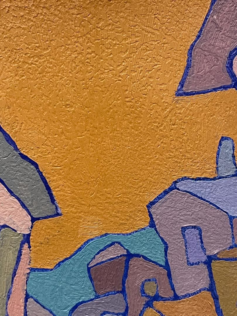 「真作」田代聖太郎「アッシジの街かど」風景画　油彩画　額装　サイン有り　F4号