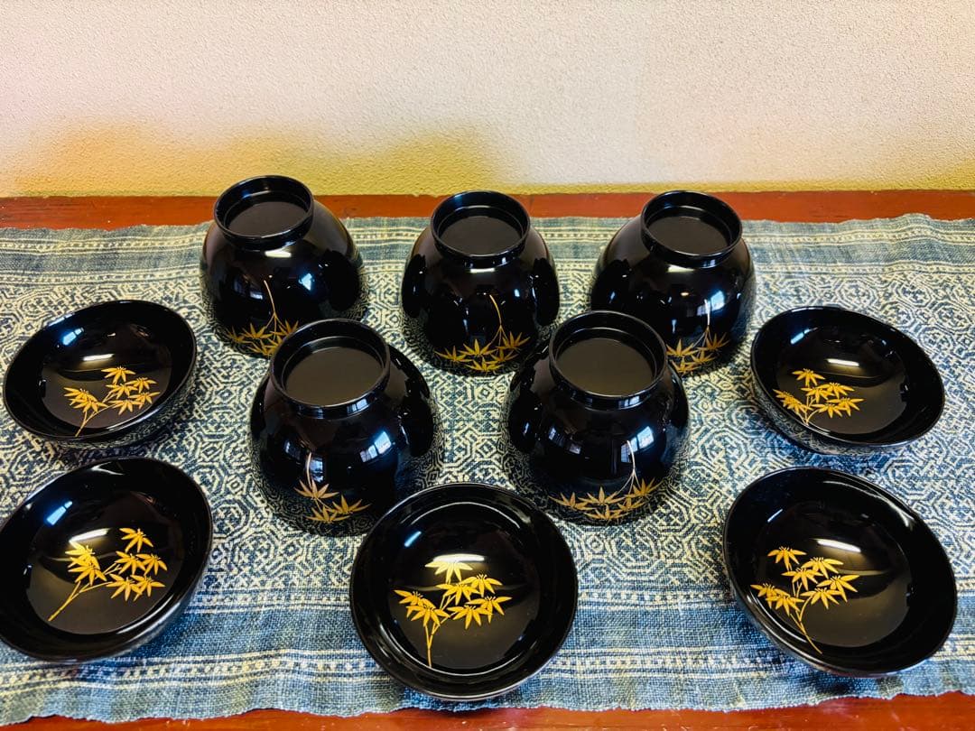 輪島塗　五島屋　吸物椀　5客