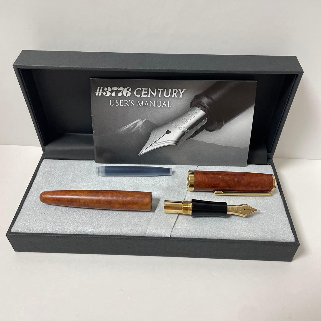 3776 CENTURY 万年筆 旧型ブライヤ 細字