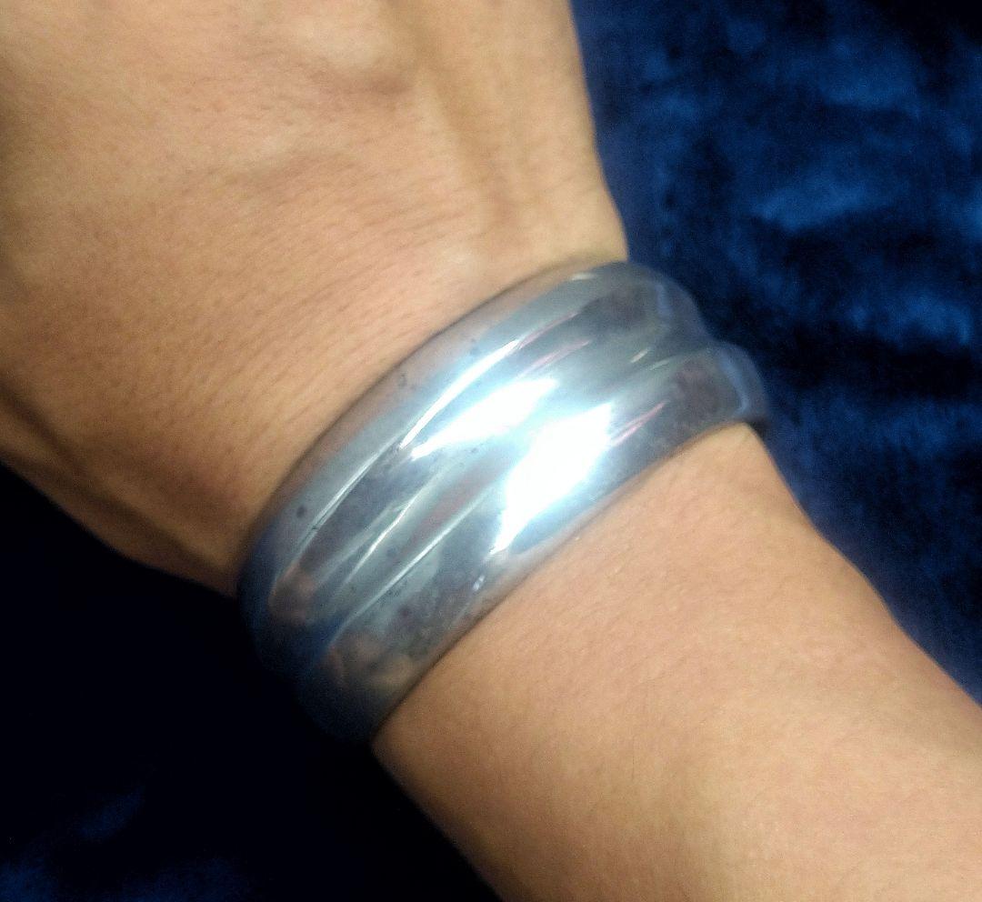 LOS BALLESTEROS ビンテージ メキシコ シルバー カフ バングル