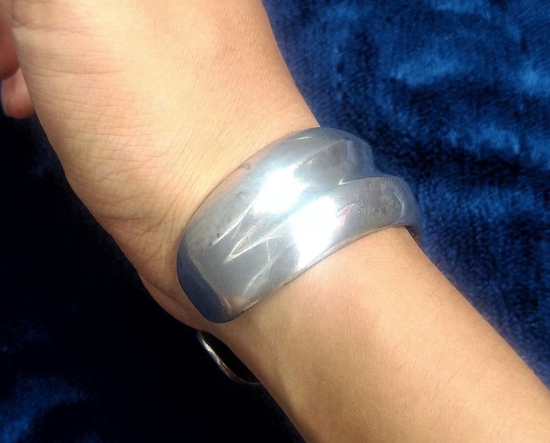 LOS BALLESTEROS ビンテージ メキシコ シルバー カフ バングル