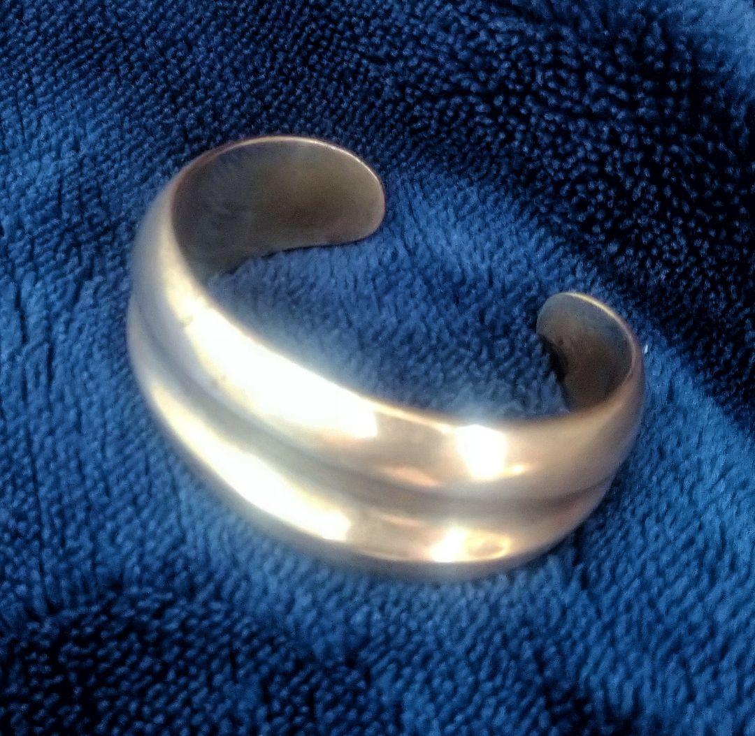 LOS BALLESTEROS ビンテージ メキシコ シルバー カフ バングル