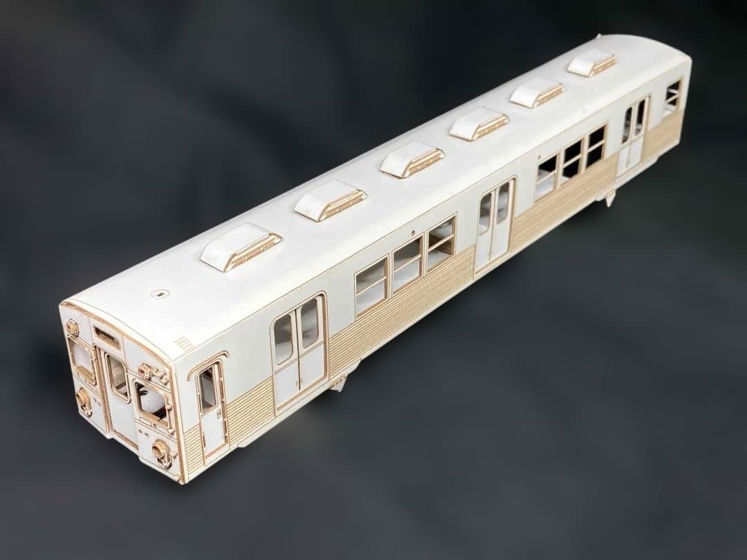 東急車輛旧7000系（２連）硬質ペーパークラフト　レーザーカット済み