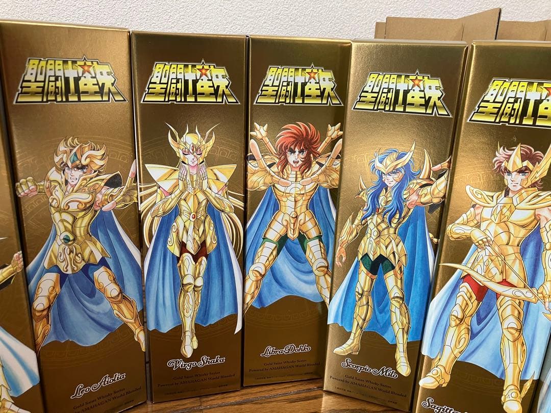 長浜蒸溜所 聖闘士星矢 黄金聖闘士ウイスキー 12本コンプセット
