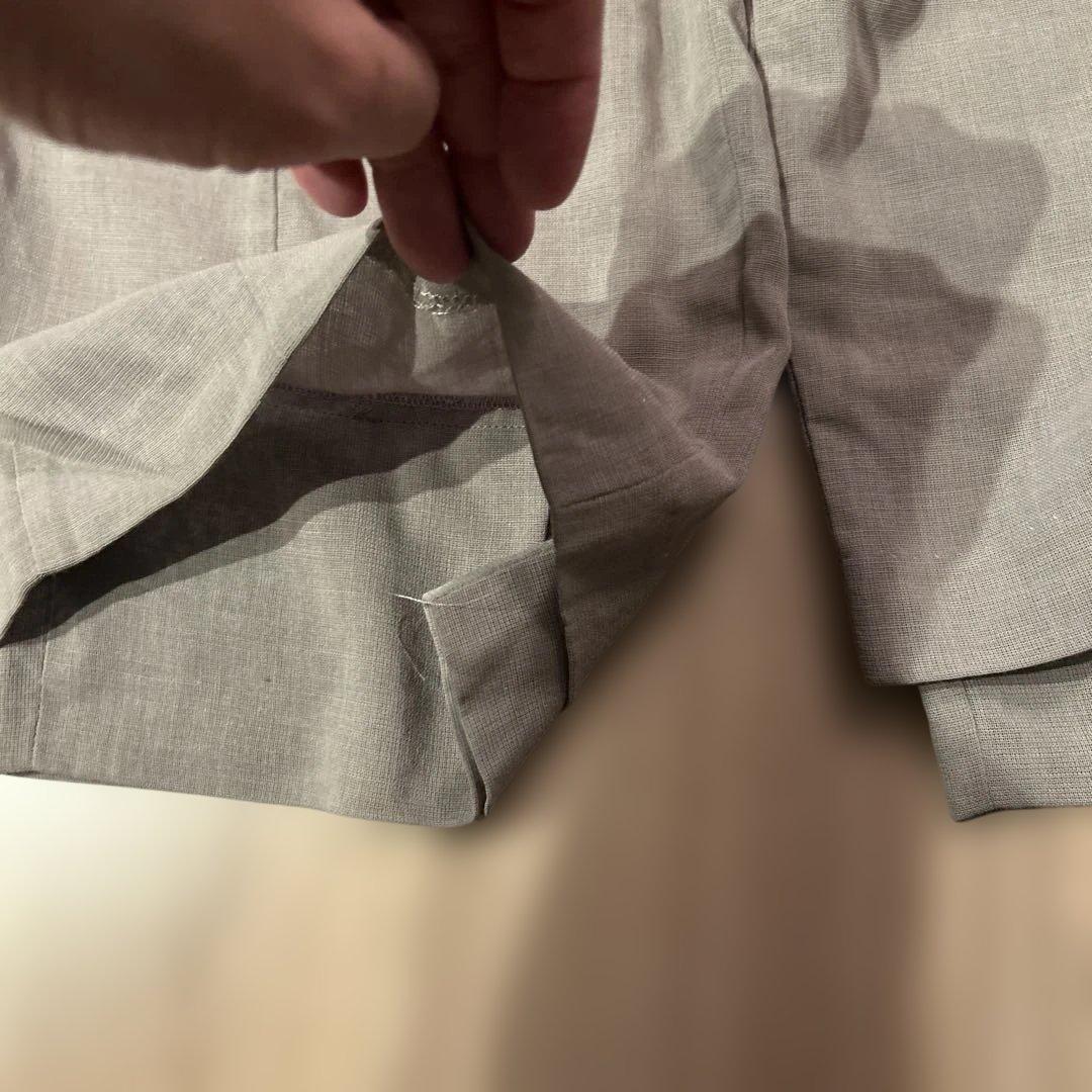 フロントボタンキュロットパンツ36レギンスセット