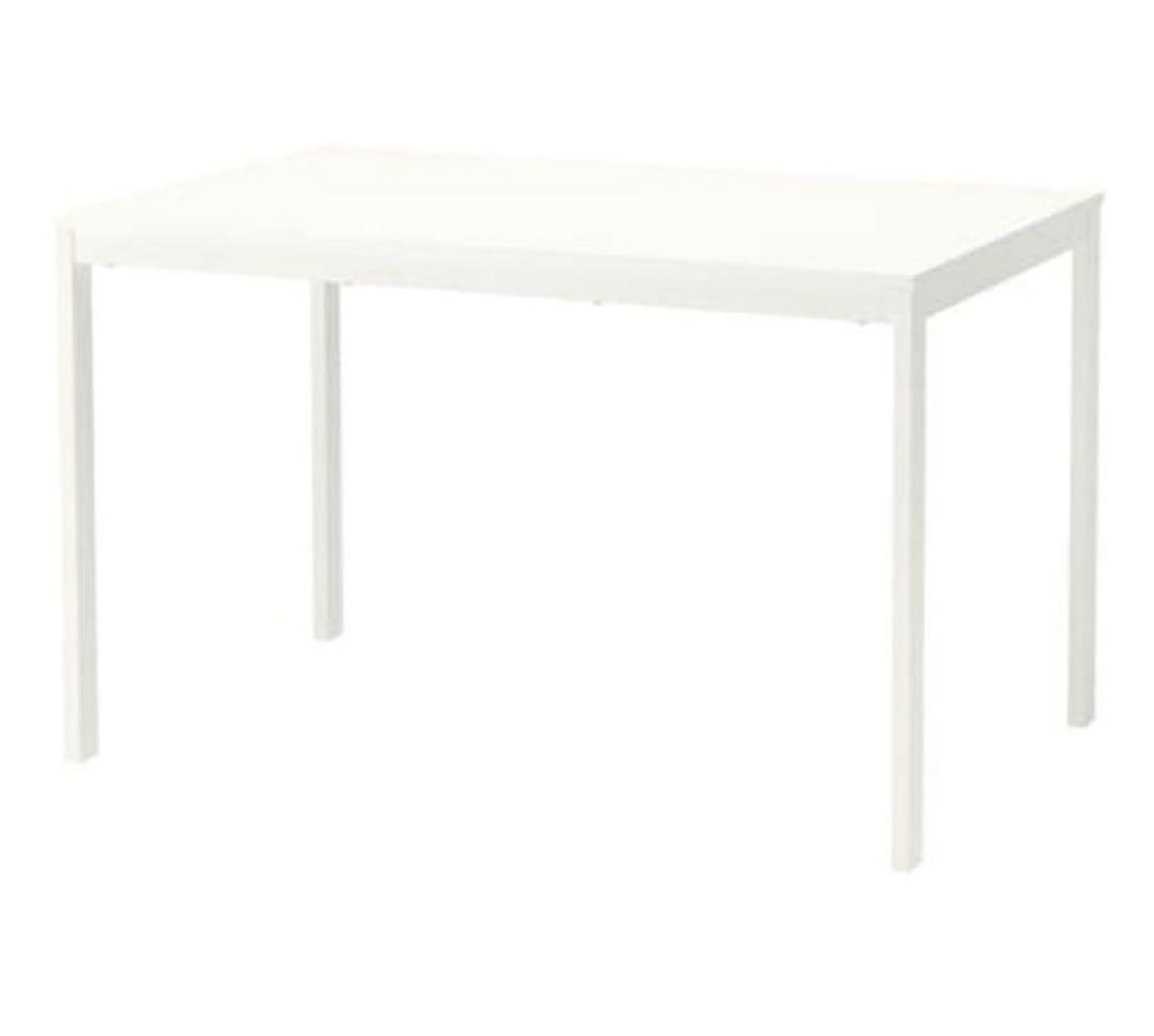 お値下げ！美品　IKEA VANGSTA ヴァングスタ 伸長式テーブル　ホワイト