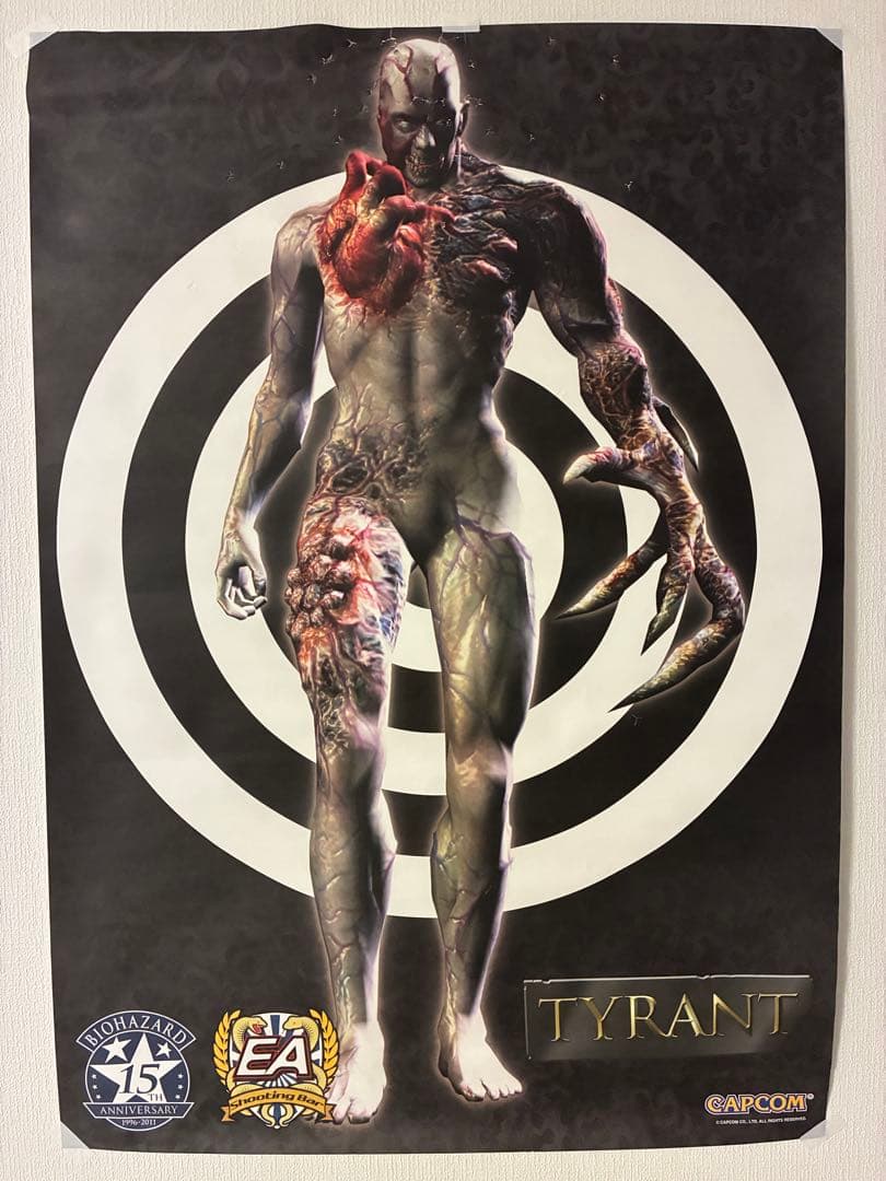 ★希少★ バイオハザード タイラント　ポスター　15周年　シューティングバーEA