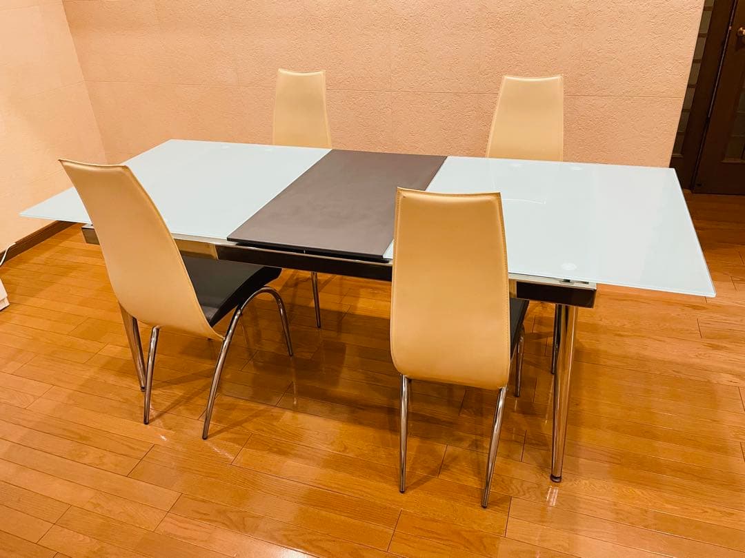 イタリアン家具 Effezetaエフェゼッタダイニングテーブル 引き取り限定品