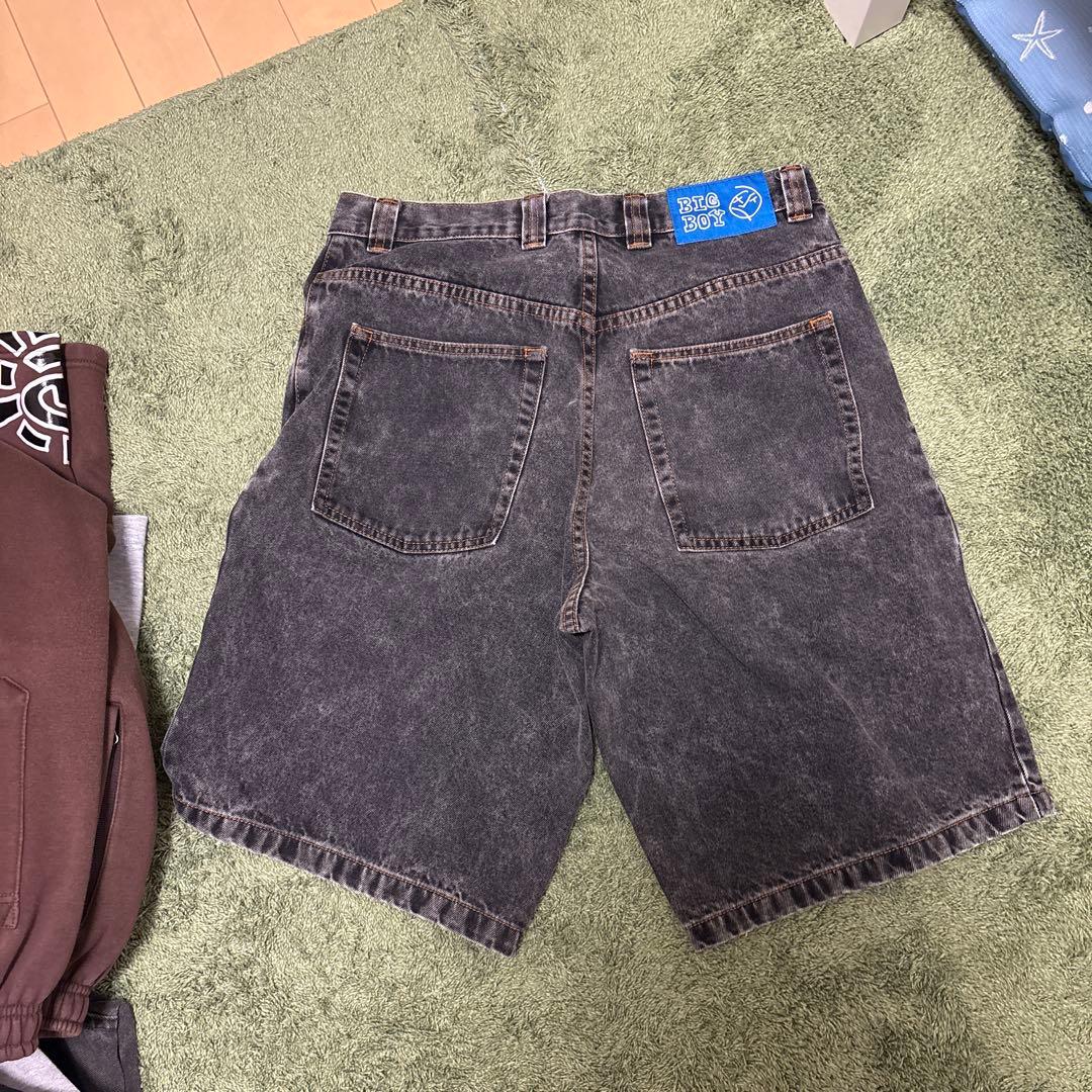 BIG BOY デニムショーツ M washed black