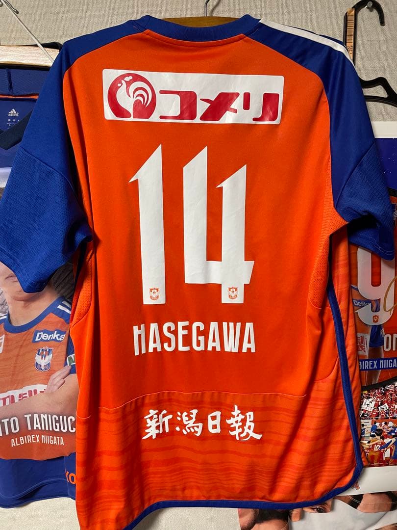 アルビレックス新潟 ユニフォーム 長谷川元希 2XL アルビレックス新潟 長谷川元希 2025 ユニフォーム 2XL きゆきゆ