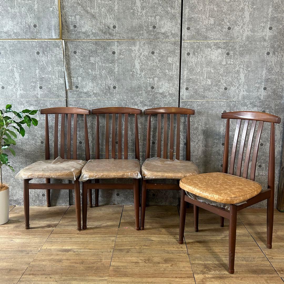 アンティーク】④ マツダ 松田家具 木製 ダイニングチェア 椅子 古家具