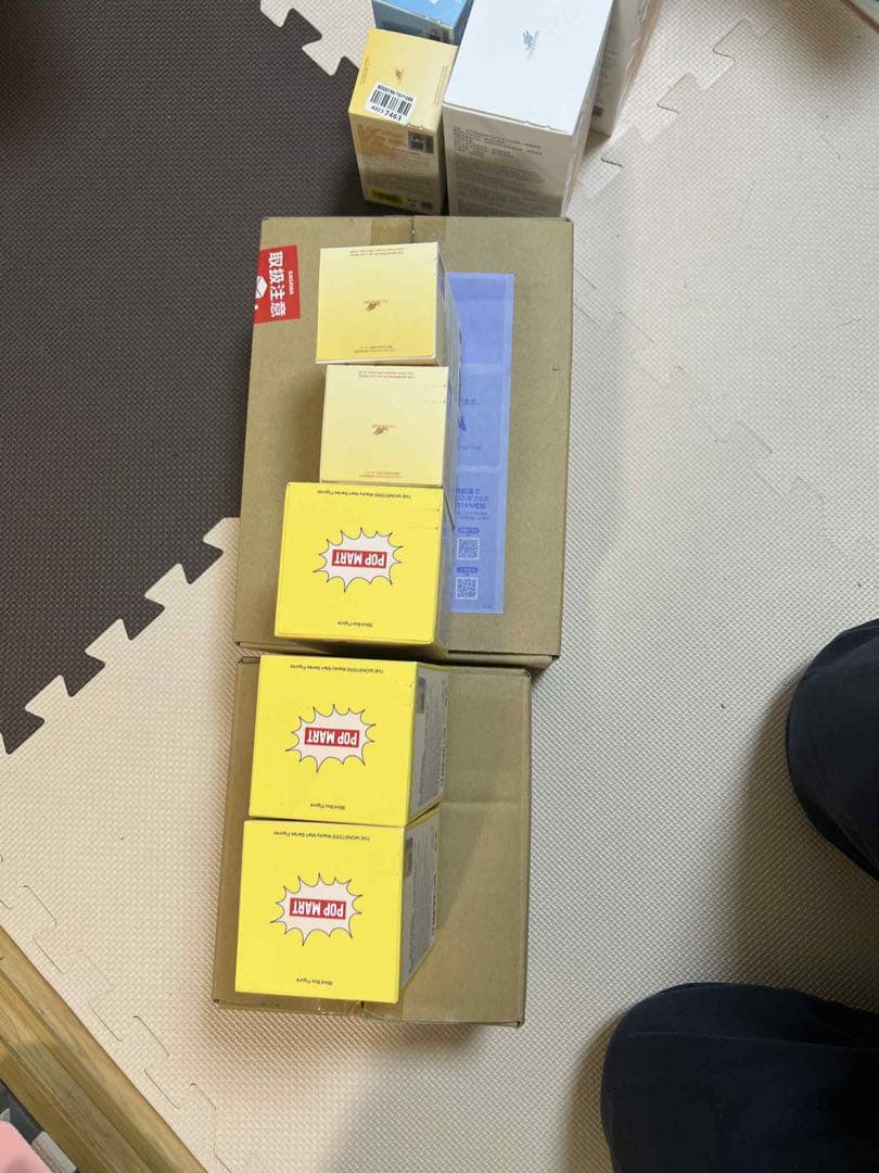 ラブブ wackymart 3 箱 + ラブブイニシャルぬいぐるみ前半　2箱