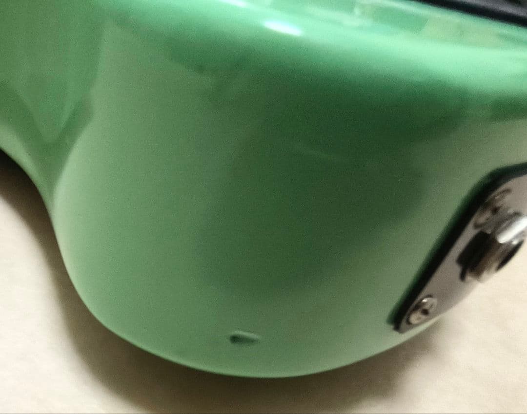 【美品】ZO-3 ミントグリーン アンプ内蔵ミニギター 専用ケース付き！！