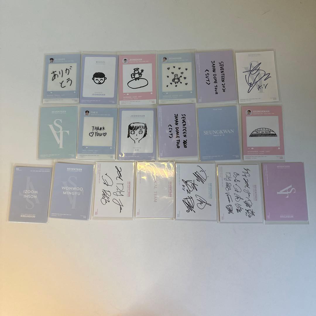 seventeen セブチ2020 japan ドームツアーフォトカードセット - メルカリ
