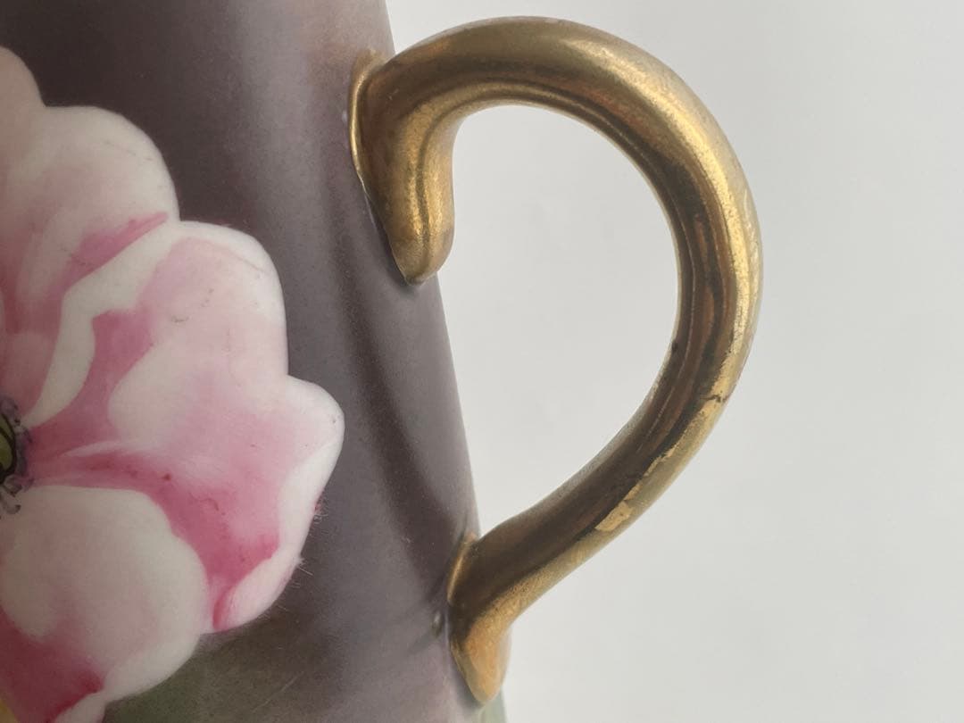 オールドノリタケ ポピー文様 水注 花瓶 花入 フラワーベース ヴィンテージ