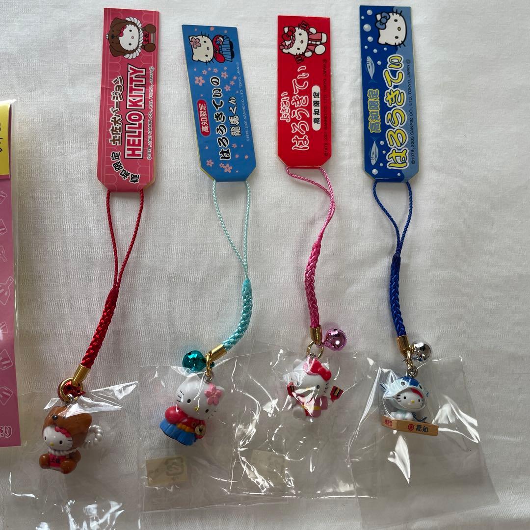 新品◆ハローキティ ご当地キティ 根付けストラップ 四国 12個セット◆匿名配送