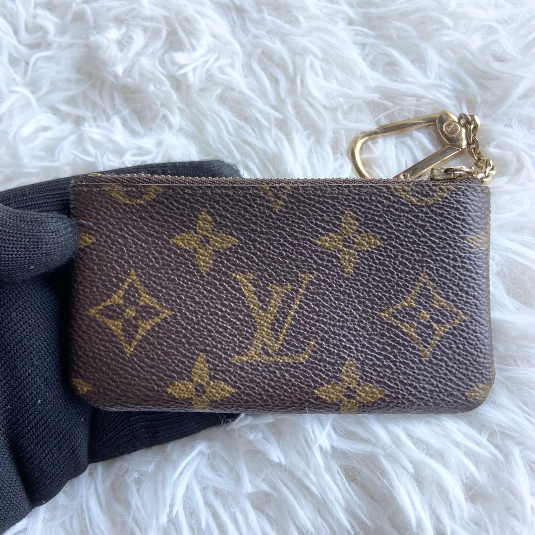 ルイヴィトン モノグラム ポシェット クレ ケース 小銭入れ キーケース