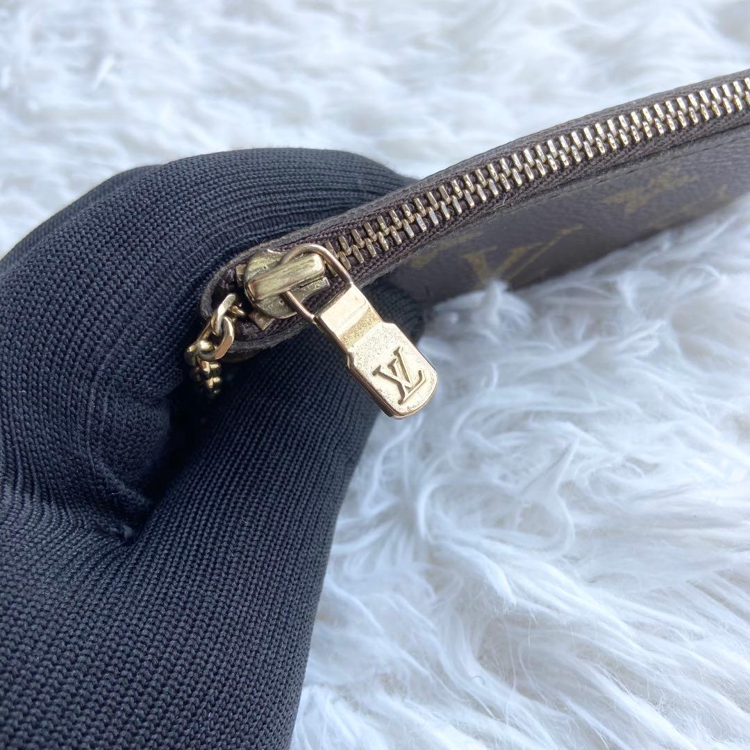 ルイヴィトン モノグラム ポシェット クレ ケース 小銭入れ キーケース