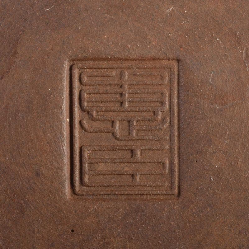 中国紫砂朱泥楼閣山水文急須茶壷在銘N6652