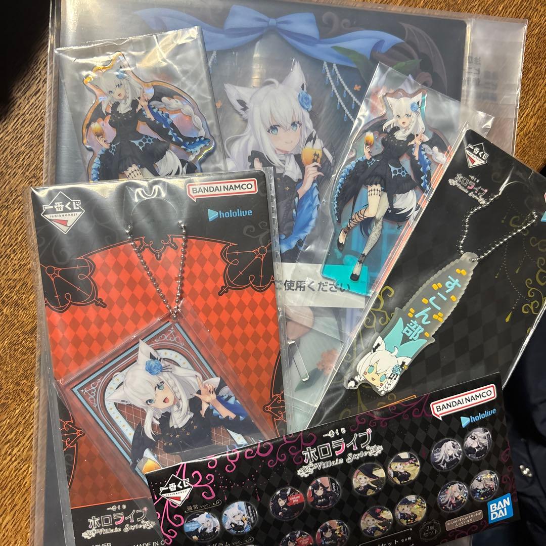 白上フブキ アクリル6点セット】一番くじ ホロライブ - メルカリ