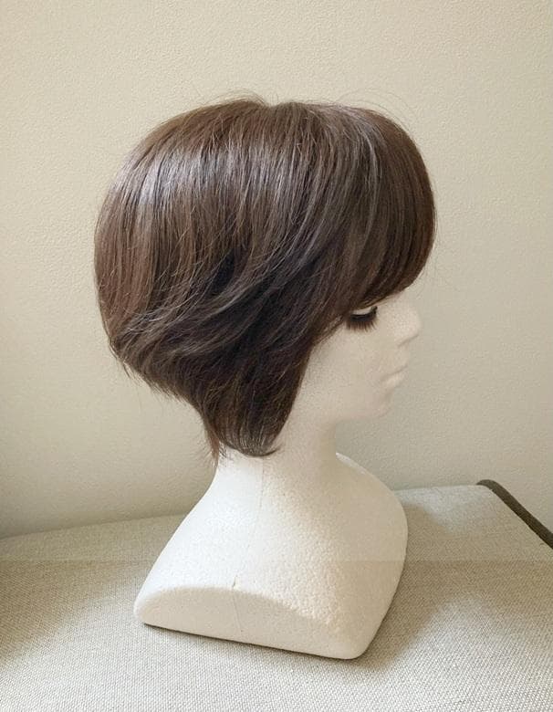 JO ジュリア・オージェ　人毛MIX　フェアリーショート　ナチュラルブラウン