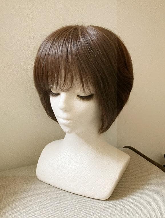 JO ジュリア・オージェ　人毛MIX　フェアリーショート　ナチュラルブラウン