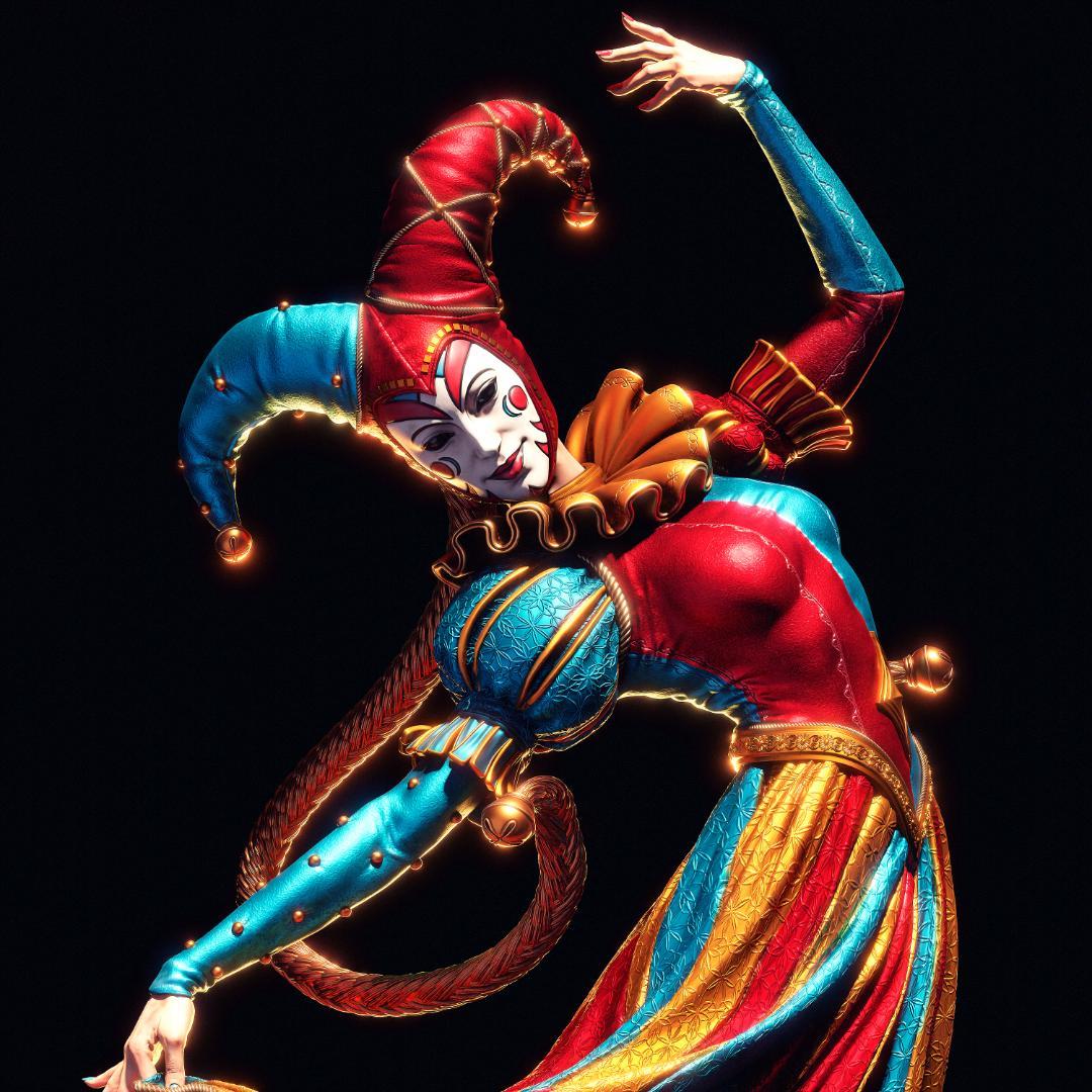 1/6 オリジナル ジェスター 未塗装未組立 フィギュア ガレージキット