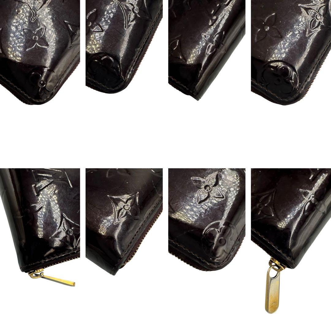 【美品】ルイヴィトン ジッピーパース ヴェルニ アラマント