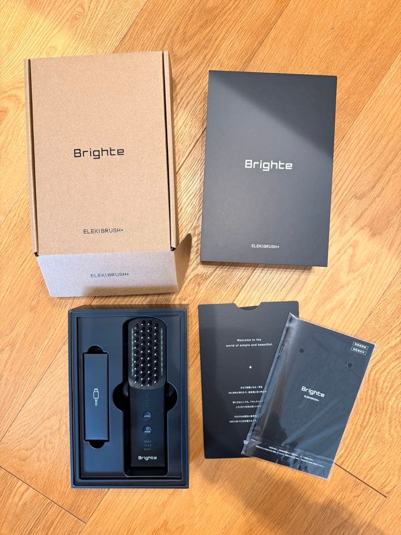 Brighte ELEXBRUSH + エレキブラシ　美顔器 Brighte ELEKI BRUSH +｜1台10役で顔・頭皮・全身ケアができる美顔器