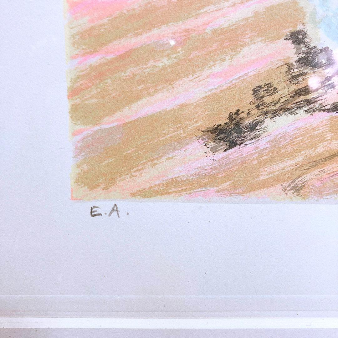 希少！ramon dilley 絵画　ディレイ　海岸にて